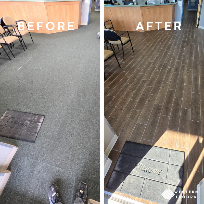 Transforming a Doctor’s Office with a Stunning New Floor