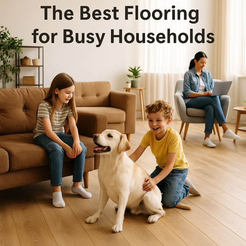 The Best Flooring for Busy Households: Kids Pets and Real Life
