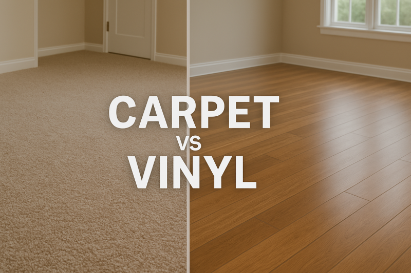 Carpet vs. Vinyl Flooring: What’s Best for Your Home?