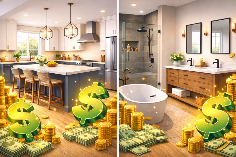 Why Kitchens and Bathrooms Are the Most Expensive Remodels