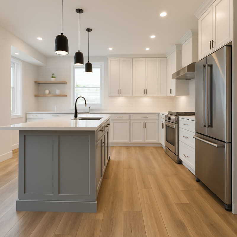 How a Simple Flooring Upgrade Transformed a Western Massachusetts Kitchen