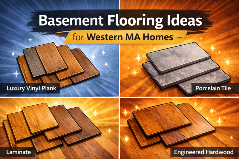 Basement Flooring Ideas for Western MA Homes