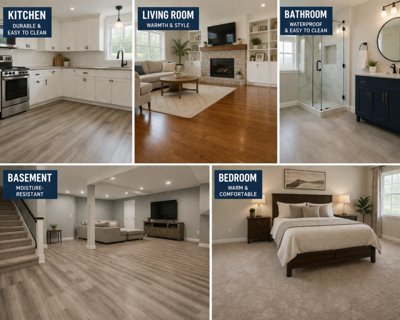 How to Choose Flooring for Every Room