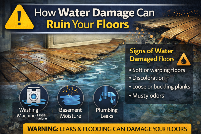 How Water Damage Can Ruin Your Floors